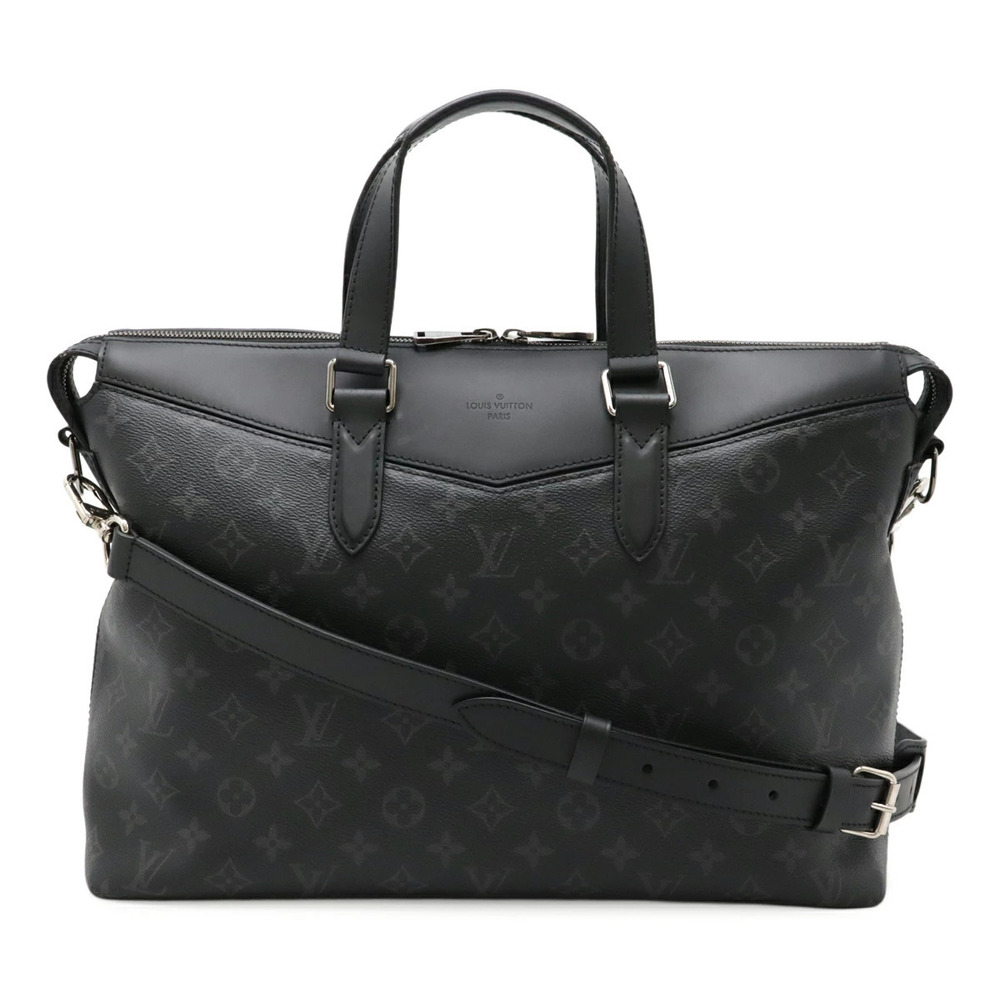 LOUIS VUITTON Monogram Eclipse Black Briefcase Explorer Business Bag